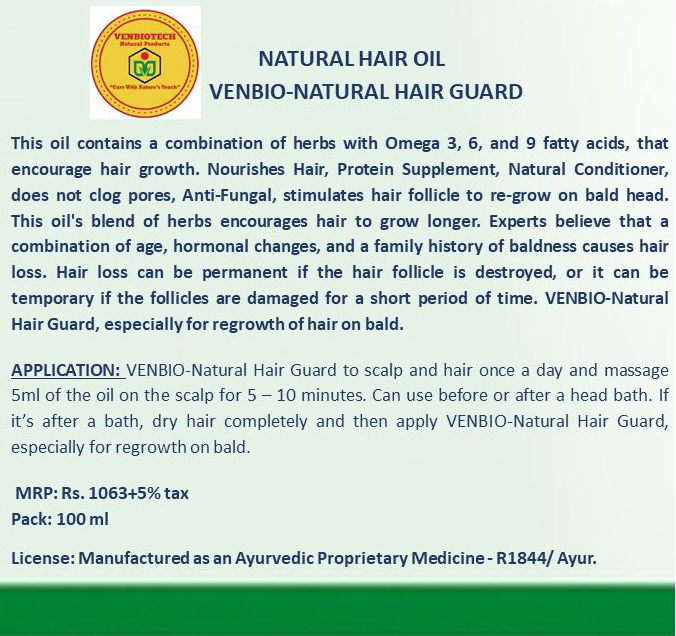 VENBIO-NATURAL HAIR GUARD